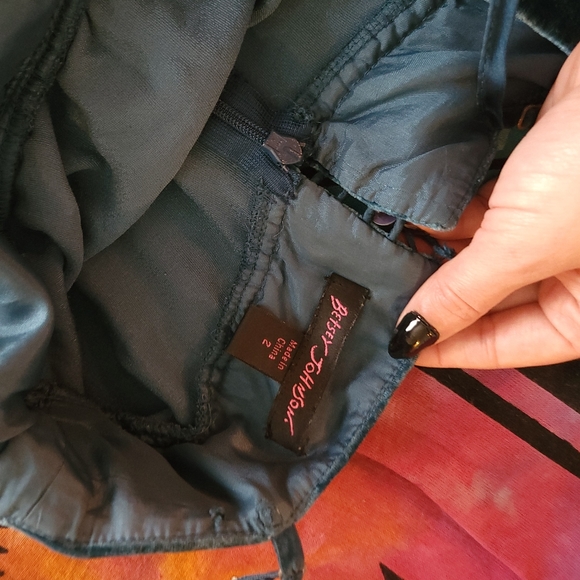 Betsey Johnson Vintage Velvet Baby Doll Dress - Picture 5 of 6